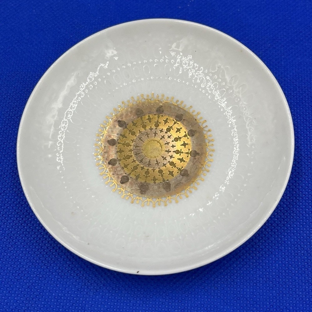 Rosenthal Studio Line Quatre Coleurs Butter Pat Vintage Germany Gold Center Dots